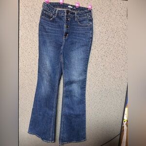 Old Navy Dark Blue Flare Women's Jeans